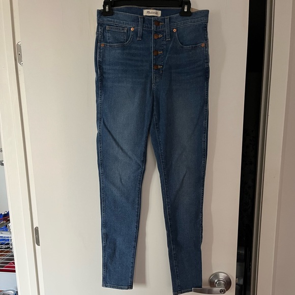NWT Madewell 10” hi-rise skinny jeans - Picture 3 of 7